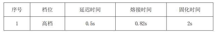 超聲波塑料焊接參數